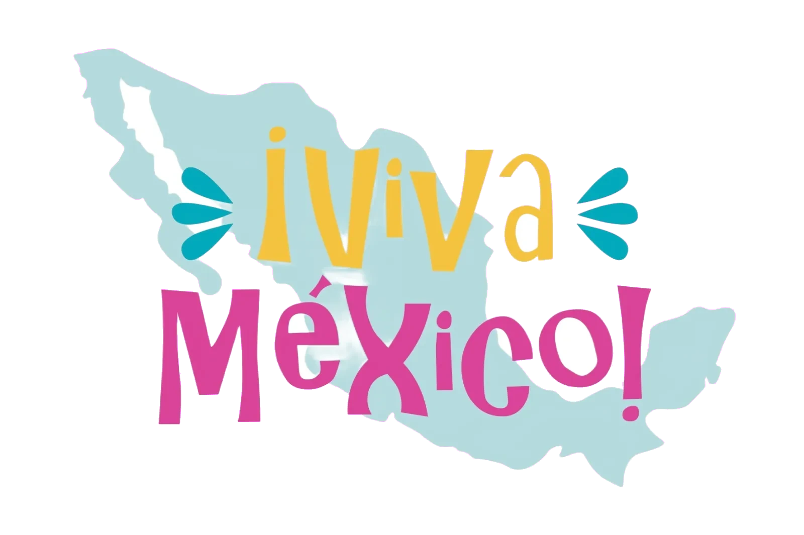¡Viva México! sobre el mapa de México — el corazón de Alebrijes Tapería Mexicana